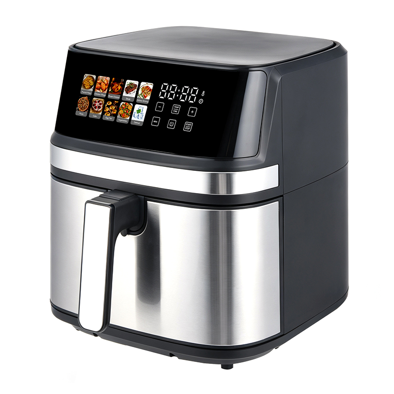 8L Square Air Fryer with Double Heating Element