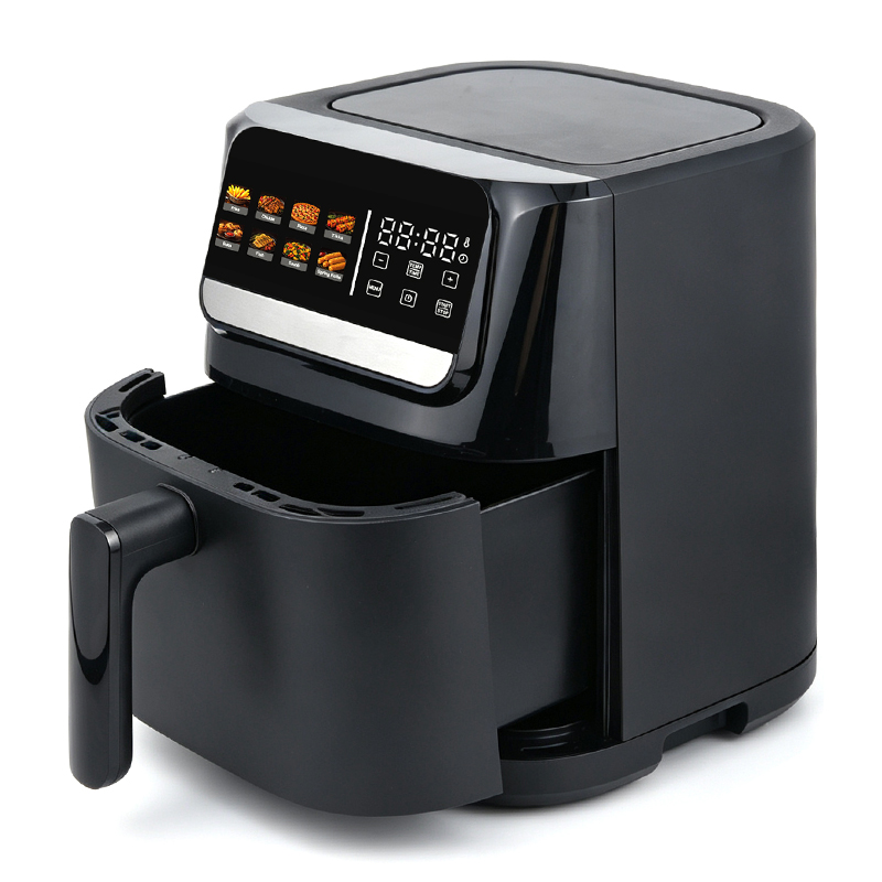 5L Touch Screen Digital Air Fryer with Detachable Handle