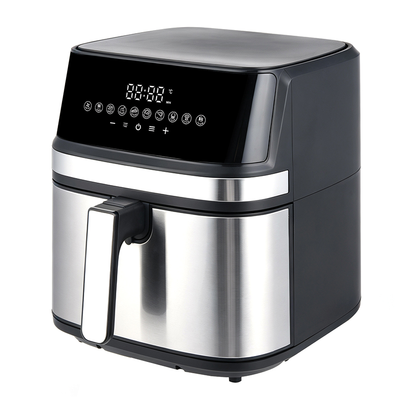 8L Digital Air Fryer with Screen and Double Heating Element