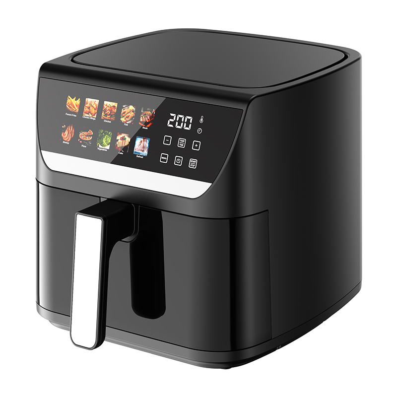 8L Touch Screen Air Fryer with metal inner cavity