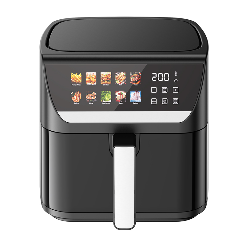 8L Touch Screen Air Fryer with metal inner cavity