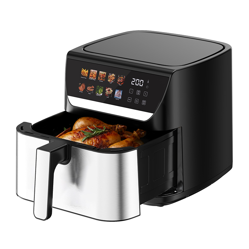 8L Smart Screen Air Fryer with Plastic Top Cover