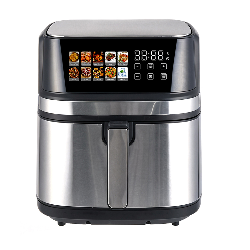 8L Metal Top Cover Digital Air Fryer