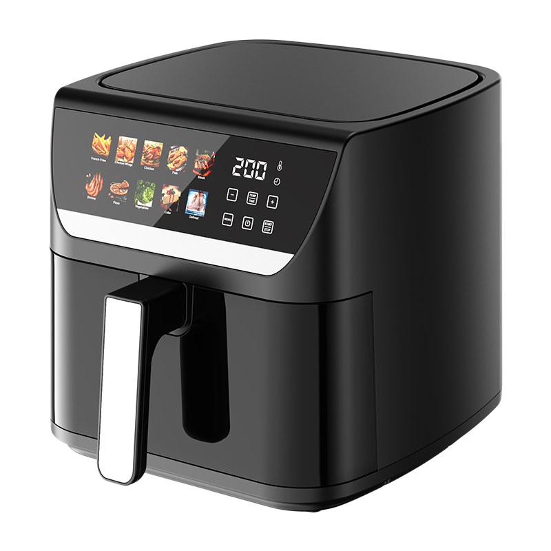 8L Touch Screen Air Fryer with metal inner cavity
