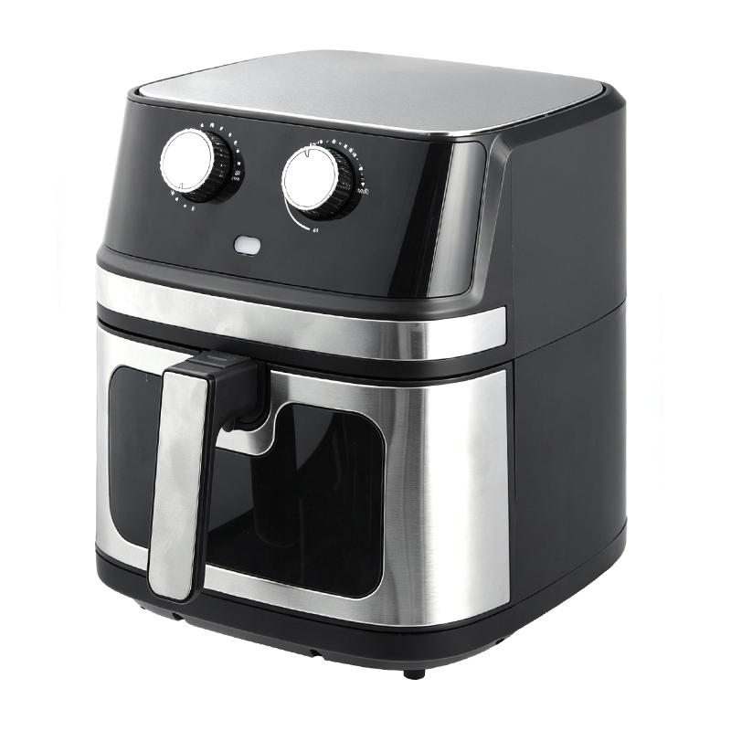 8L Clear View Air Fryer with Knobs