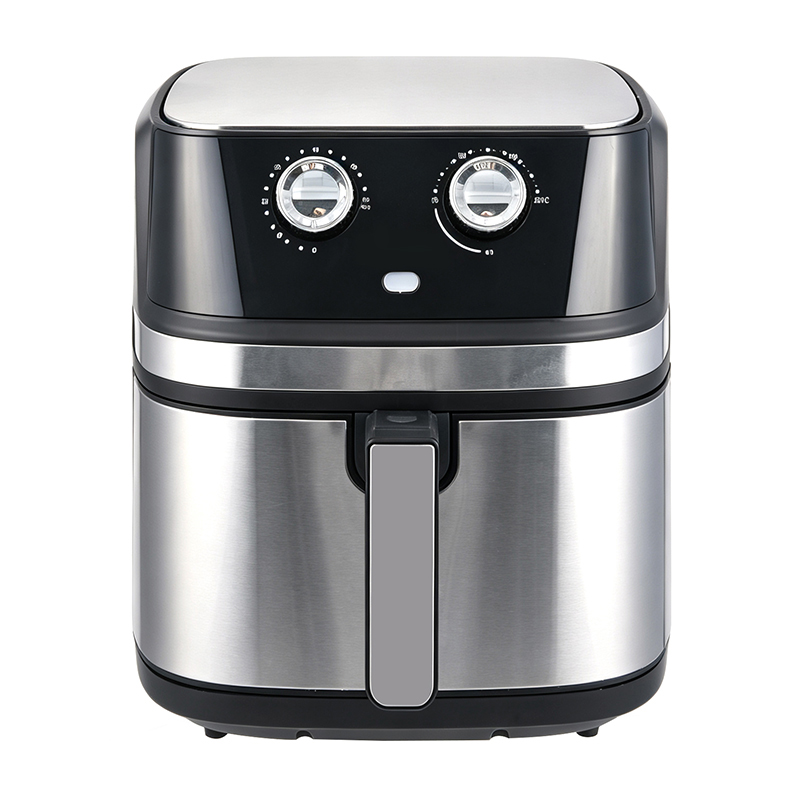 8L Metal Top Cover Mechanical Air Fryer
