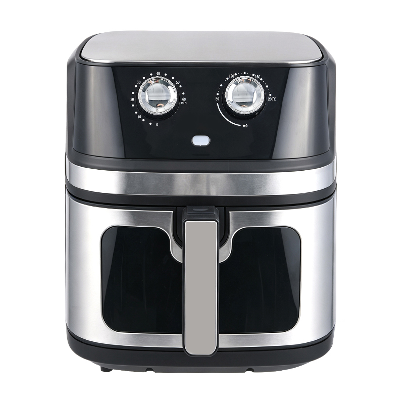 8L Plastic Top Cover Clear View Mechanical Air Fryer