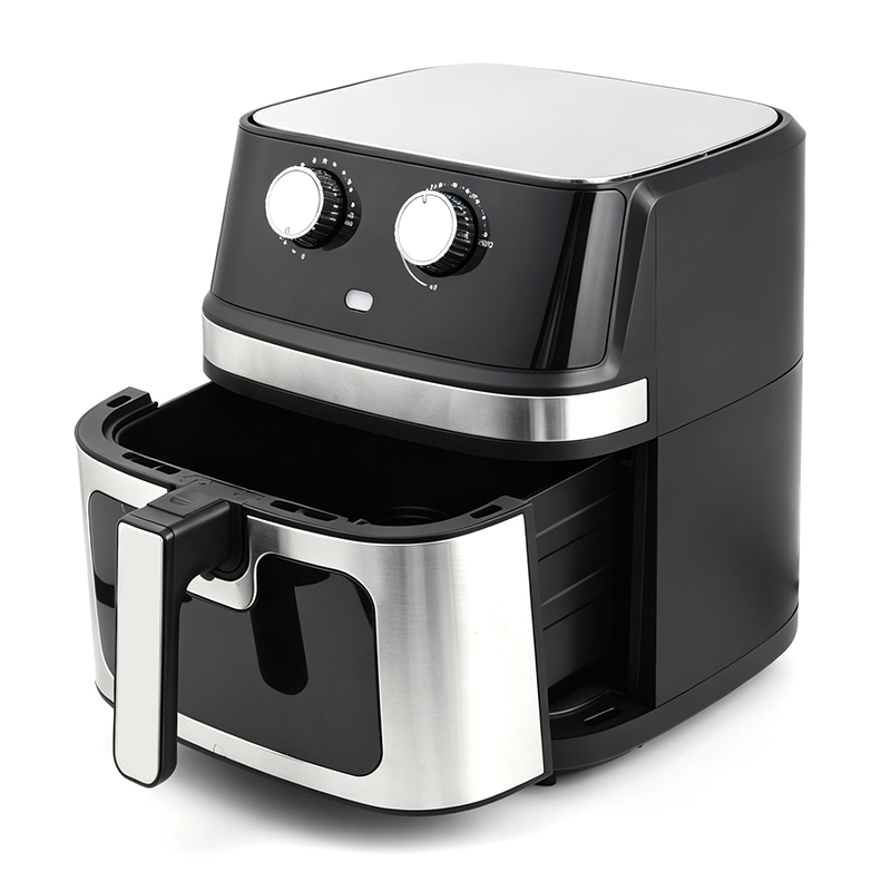 8L Plastic Top Cover Clear View Mechanical Air Fryer